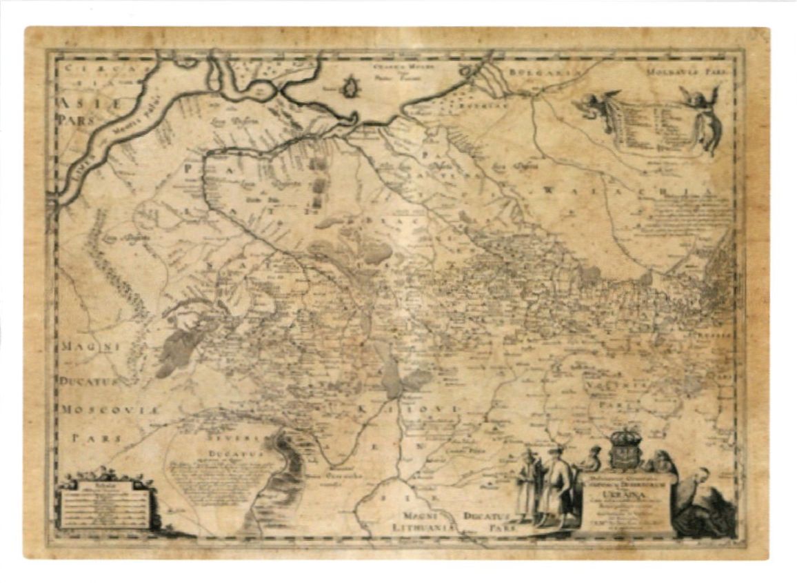 Карта гийома боплана