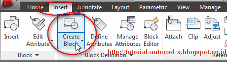 Prinsip Cara Membuat Block  di AutoCAD  Make Block  