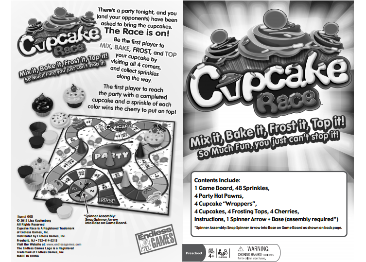 Inspired by Savannah: New From Endless Games -- Cupcake Race -- A Fun Color and Counting Concept ...