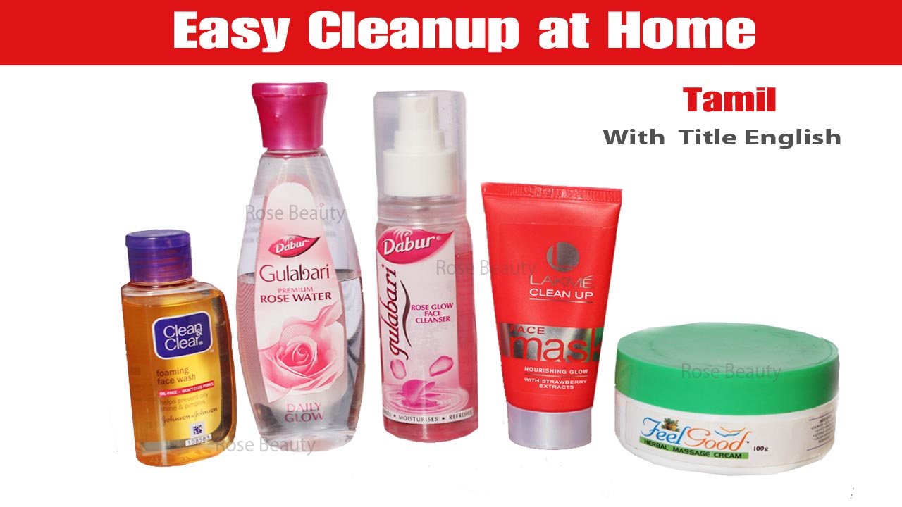 Easy Cleanup at home to get bright face and glowing skin