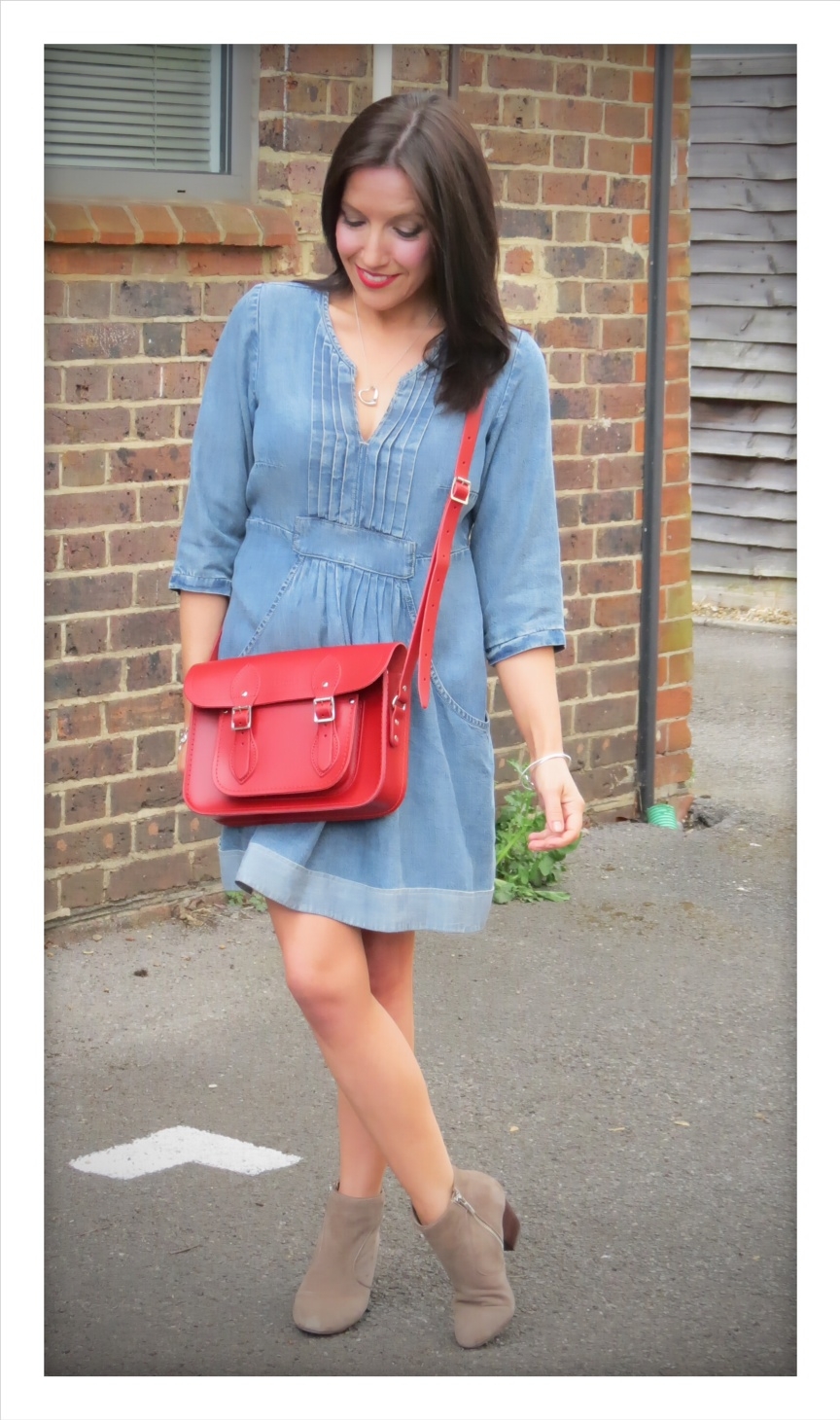 red satchel backpack