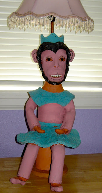 Monkey Ballerina Lamp