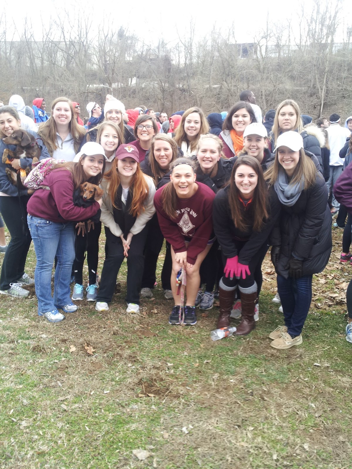 The Ladies of Oak Lane Pi Phi Participates in Leukemia Walk + Supports