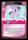 My Little Pony Purple Waters, Prismatic Poet/Musician Canterlot Nights CCG Card