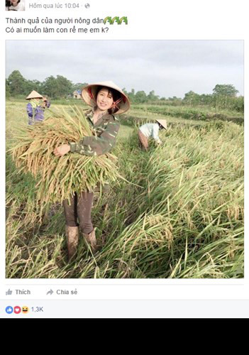 Phai long co hot girl gat lua “tuyen chong” gay bao like - Anh 2