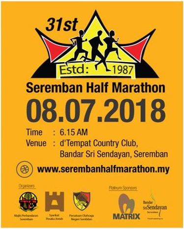 Runnerific Seremban Half Marathon 2018