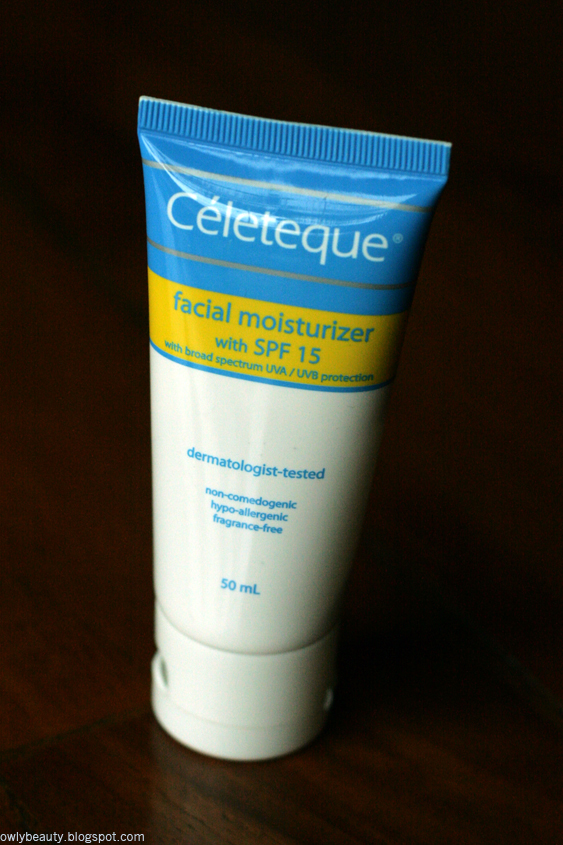 Pretty Owlsome Review Celeteque Facial Moisturizer with SPF 15 and