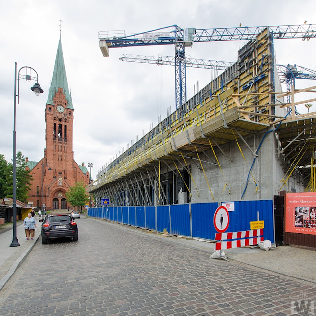 Budowa przy placu Kościeleckich w Bydgoszczy