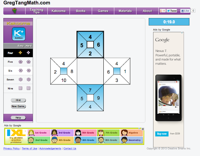 Kakooma: Engaging Math Fact Practice {Friday "Appy" Hour"} | Clutter ...
