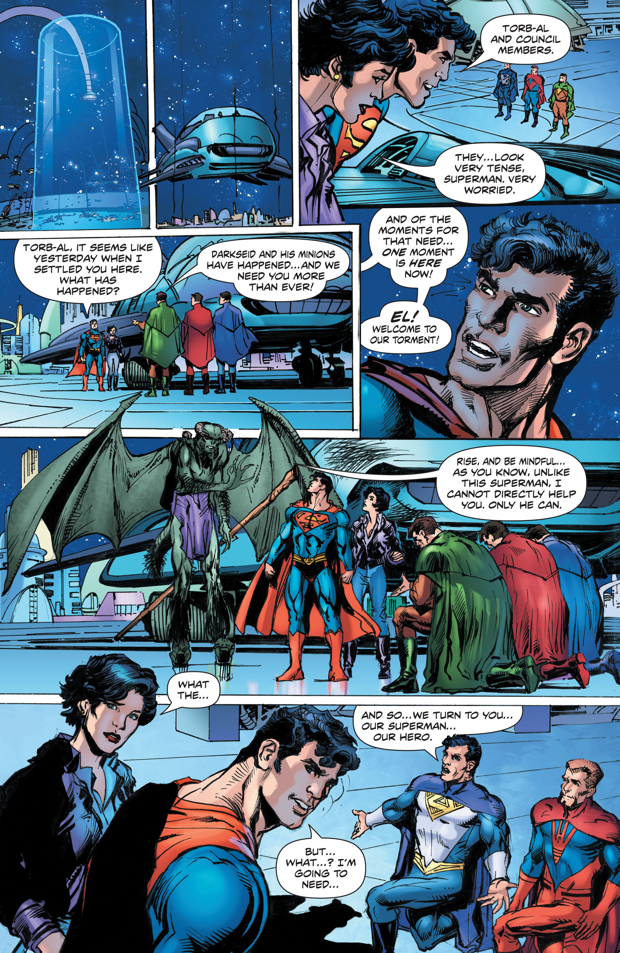 Read online Superman: The Coming of the Supermen comic -  Issue #3 - 13