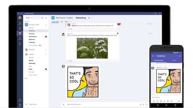 Microsoft launches teams to compete with Slack