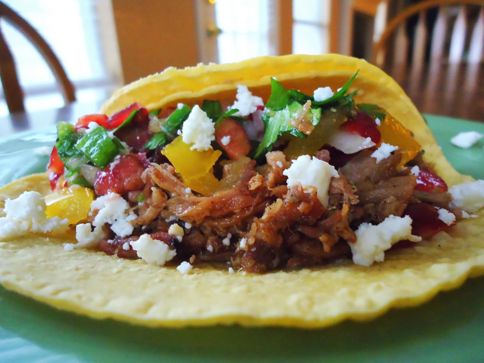 Foodie & Fabulous Pulled Pork Tacos with Fresh Cherry Salsa