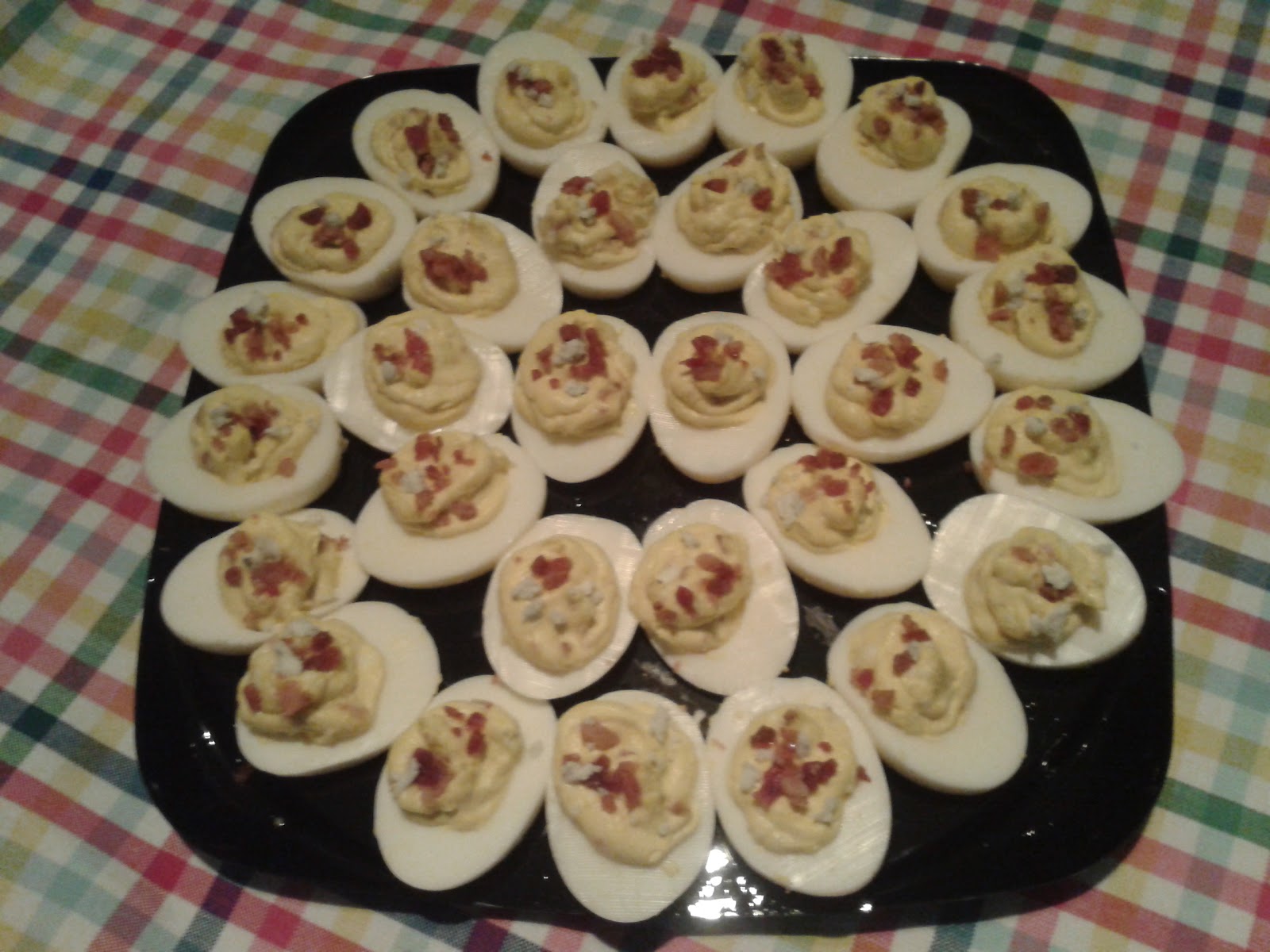 Style by Stark Blue Cheese Bacon Deviled Eggs