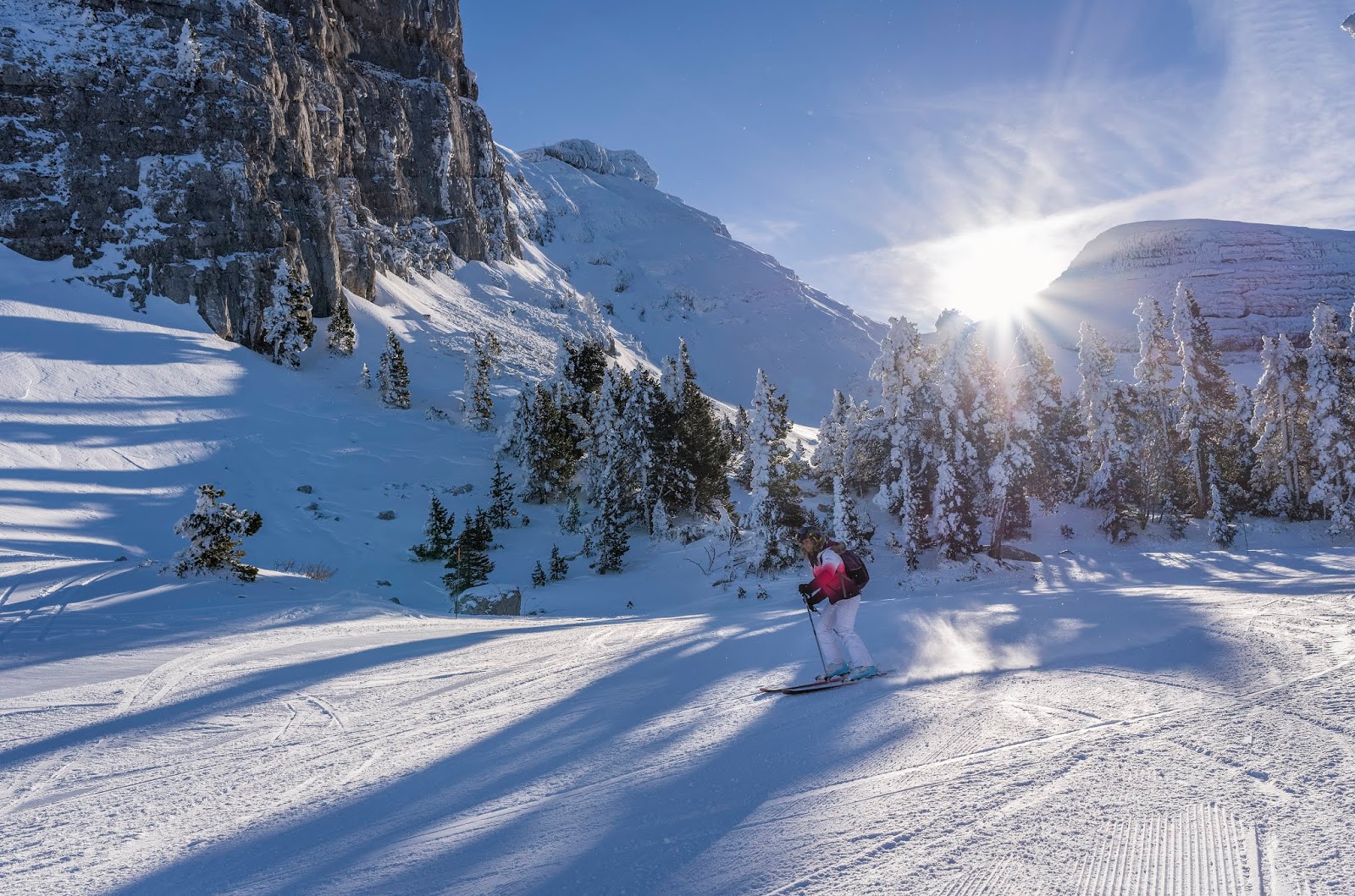 Vercors hiver ski randonnée alpin France