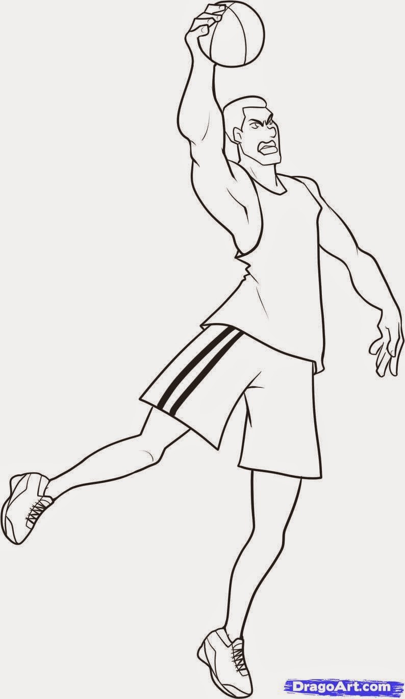 basketball stars picture Drawing Basketball