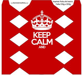 Keep Calm: Cajas para Imprimir Gratis.