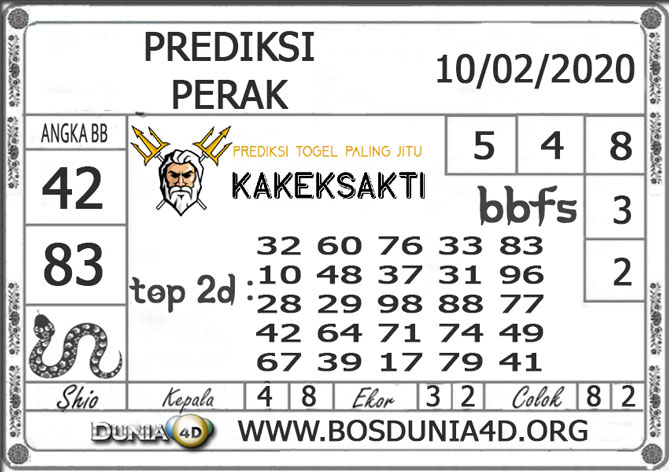 Prediksi Togel PERAK DUNIA4D 10 FEBRUARI 2020 Prediksi Togel PERAK DUNIA4D 10 FEBRUARI 2020