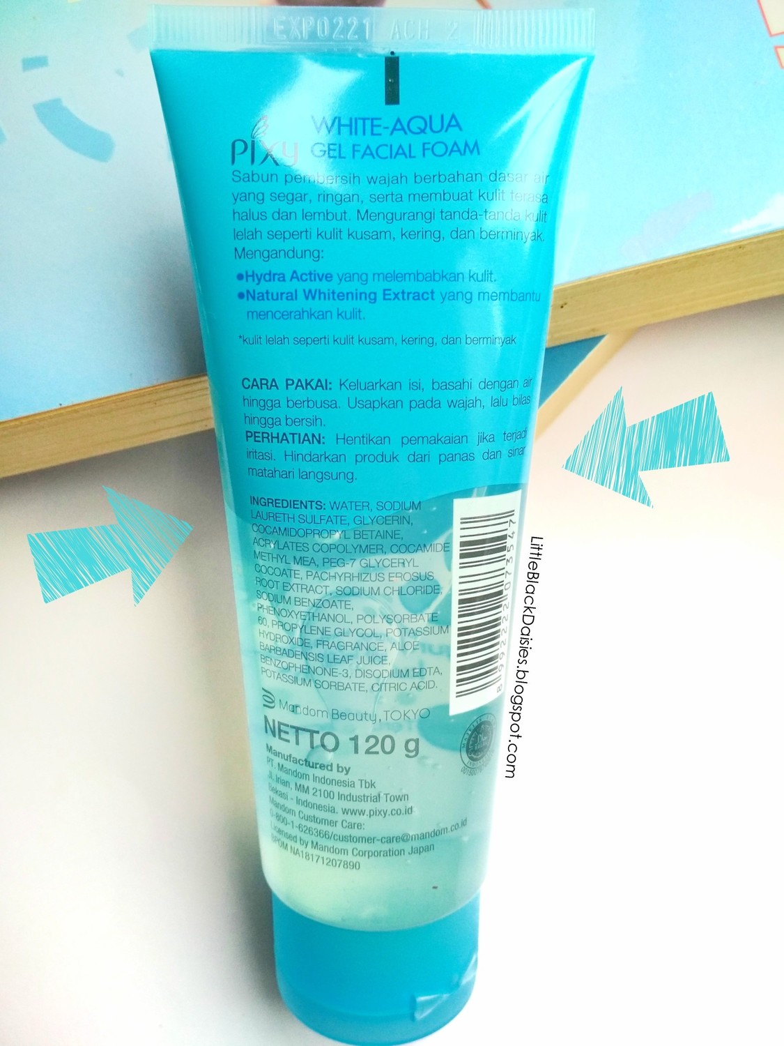 PIXY WHITE AQUA GEL FACIAL FOAM REVIEW Little Black Daisies