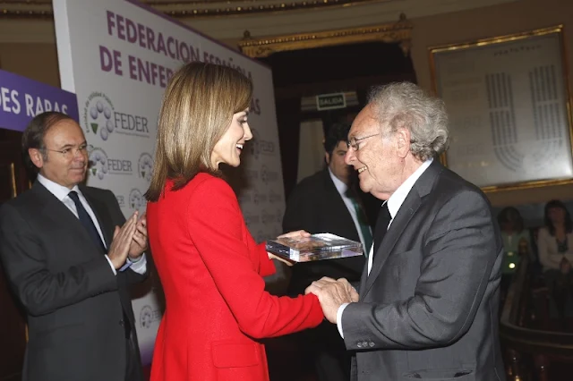Queen Letizia of Spain attends the Rare Diseases World Day event at the Spanish Senate on March 5, 2015 in Madrid, Spain