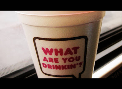 Medium Dunkin Donuts Coffee with Cream and Sugar - Photo by Michelle Judd of Taste As You Go