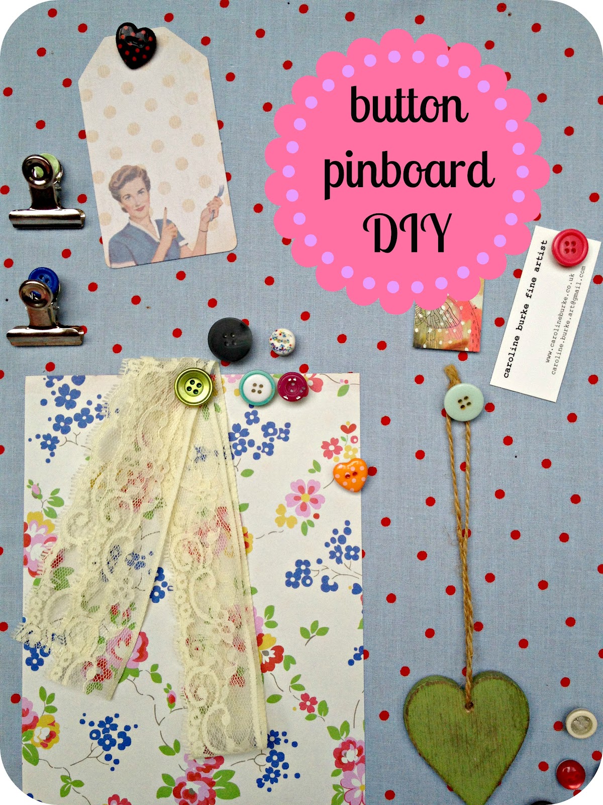 DIY customised button pins! — Caroline Burke Burkatron