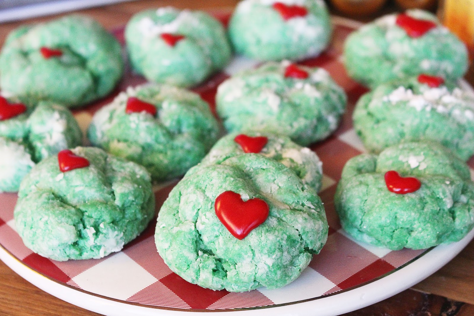 Kylee's Kitchen Grinch Gooey Butter Cookies