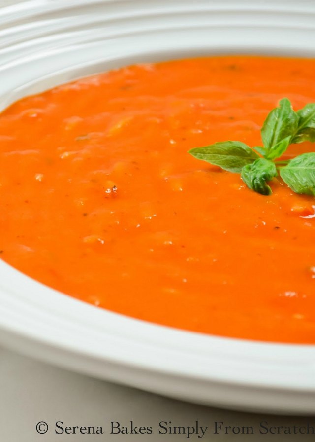 Roasted Tomato Basil Orzo Soup Serena Bakes Simply From Scratch