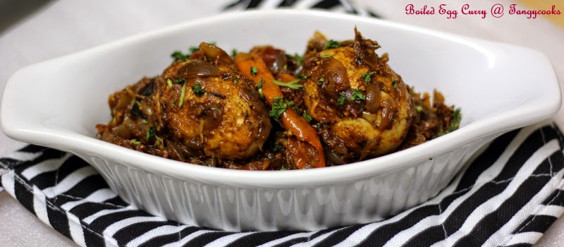 CONCOCTIONS OF A COOKAHOLIC !!!: Boiled Egg Curry/Egg/Muttai Gravy