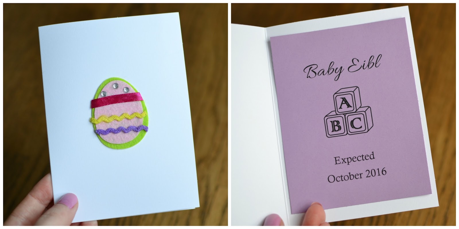 the eibls Spring Jelly Bean Pregnancy Announcement