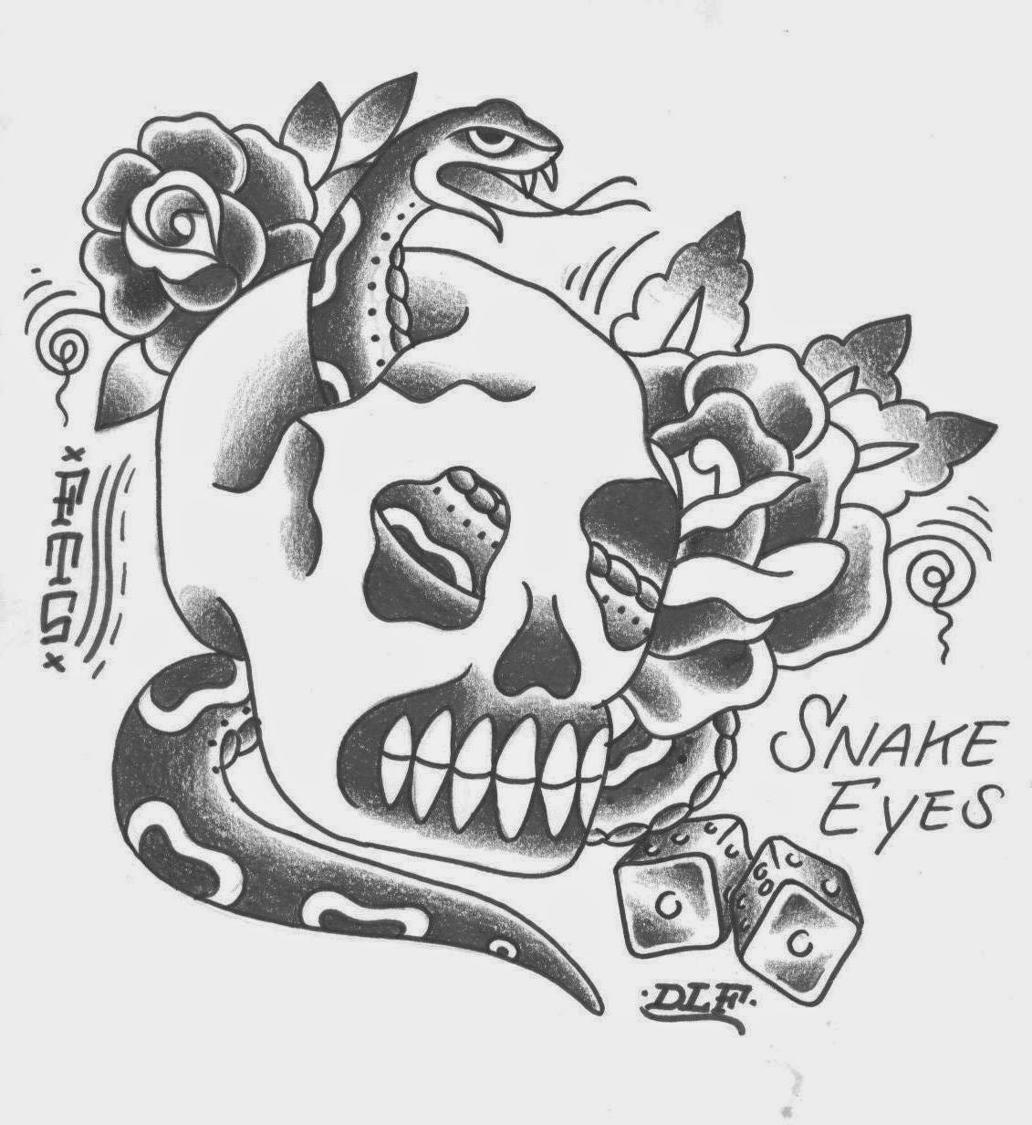 NEW2TATTOO: OLD ROSE TATTOO from EAST LOS ANGELES TATTOO FLASH & ART