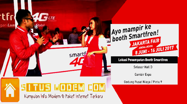 Smartfren Adakan Promo Kuota Pembelian Modem M3Y, M3Z, & M2 Series Terbatas di Jakarta Fair 2017 Smartfren Adakan Promo Kuota Pembelian Modem M3Y, M3Z, & M2 Series Terbatas di Jakarta Fair 2017