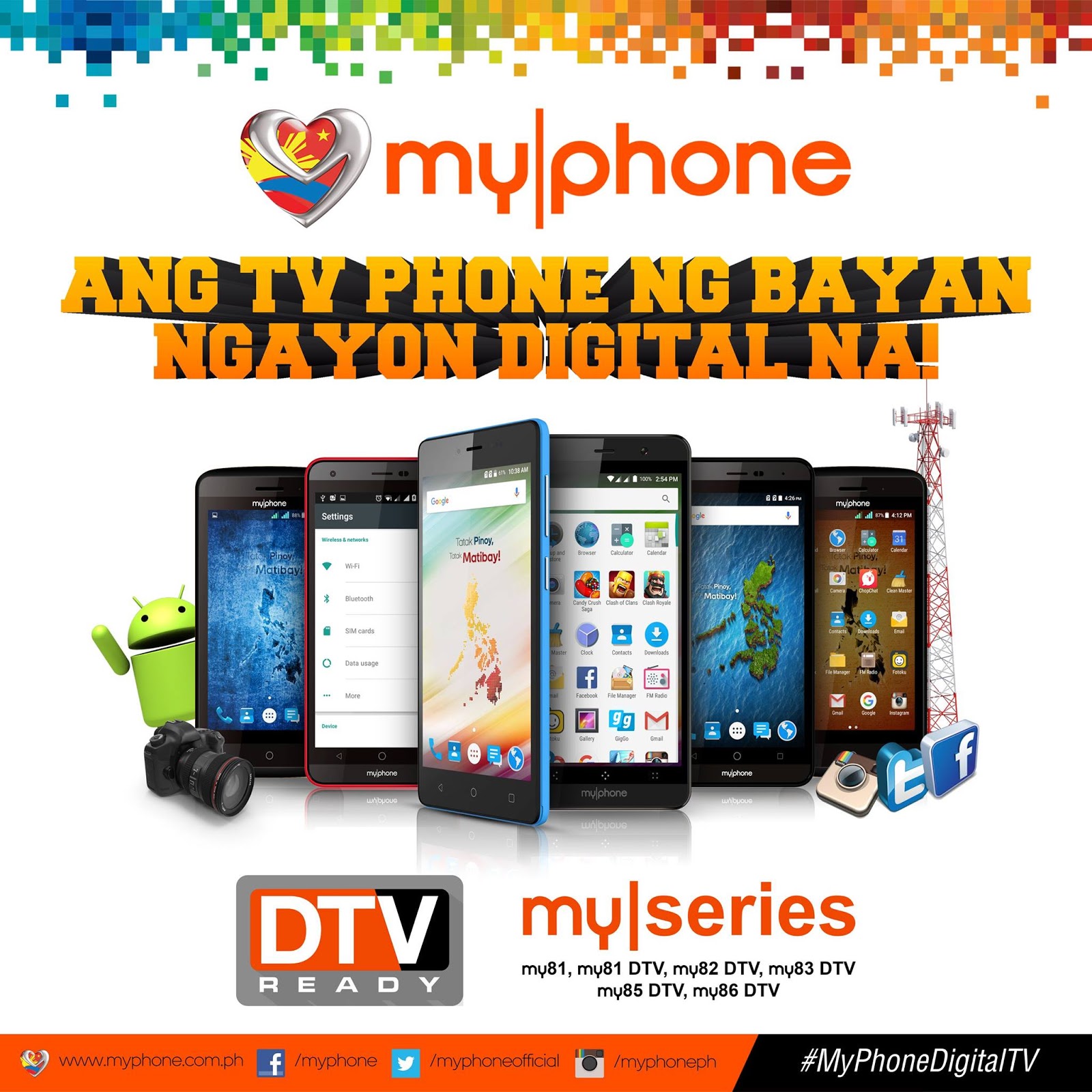 Myphone DTV Ready Smartphones