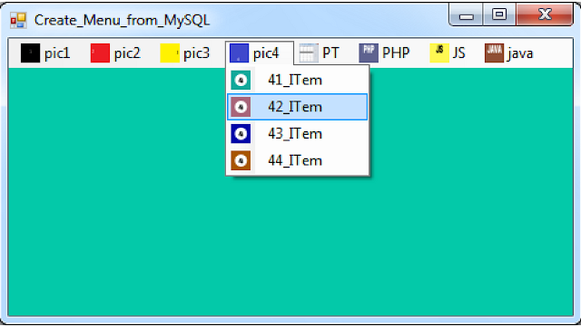 Make a Menu From Database In C#