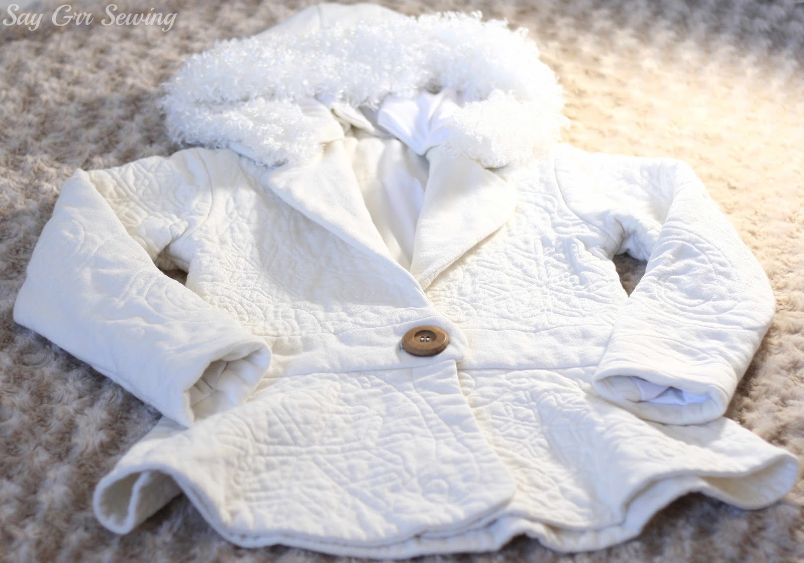 Say Grr Sewing Snowflake Outfit The Jacket