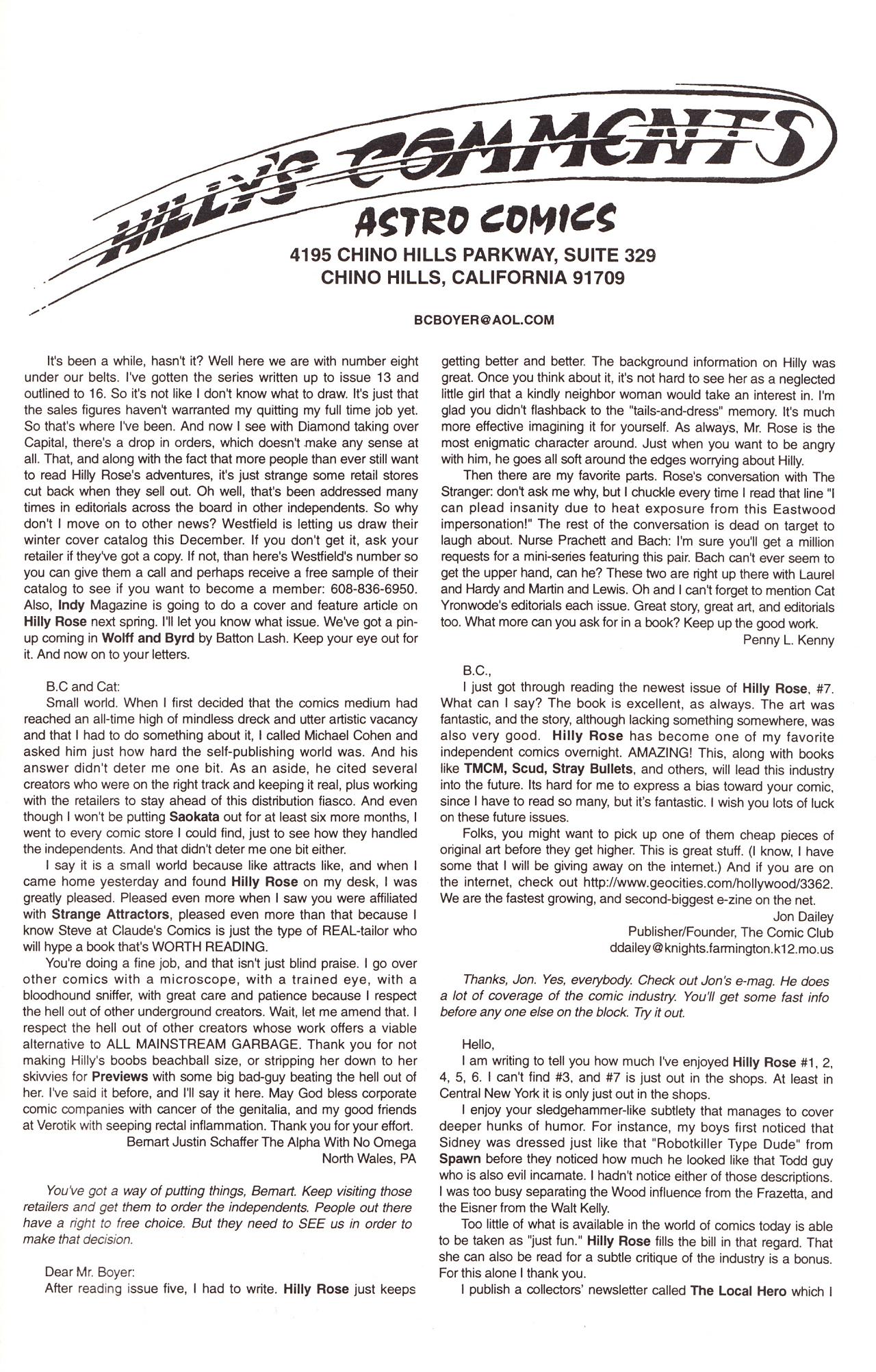 Read online Hilly Rose comic -  Issue #8 - 31