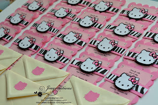 hello kitty birthday party invitations in cricut