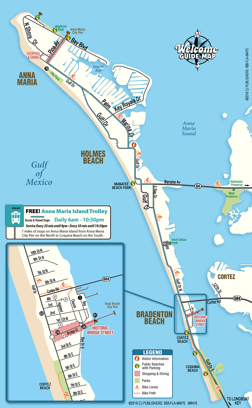Street Map Of Anna Maria Island Wine Dine And Play: Dining On Anna Maria Island