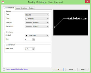 MENSETTING DAN MENGGUNAKAN MULTILEADER AUTOCAD