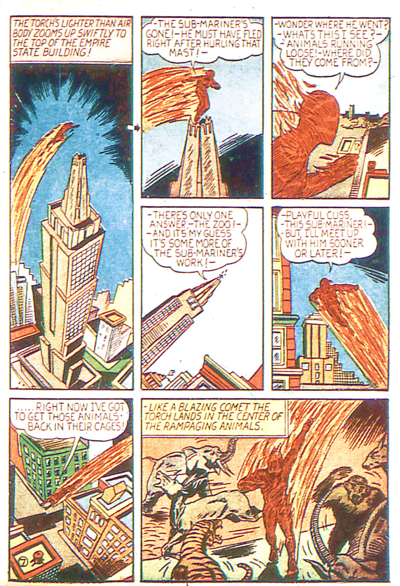 Read online Marvel Mystery Comics comic -  Issue #8 - 19
