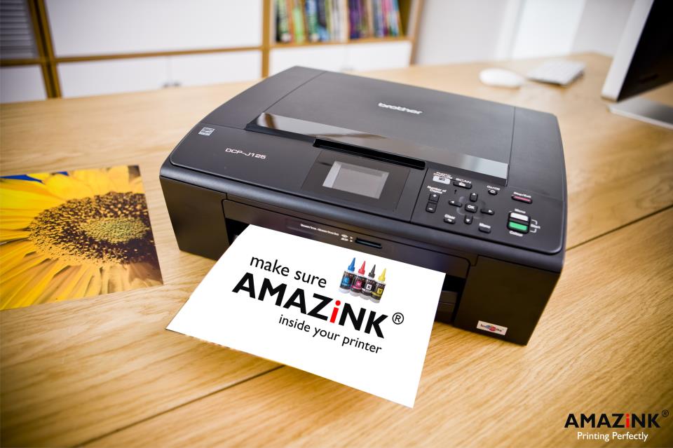 Infus Tinta Printer Brother DCP J125 TINTA PRINTER AMAZiNK Official