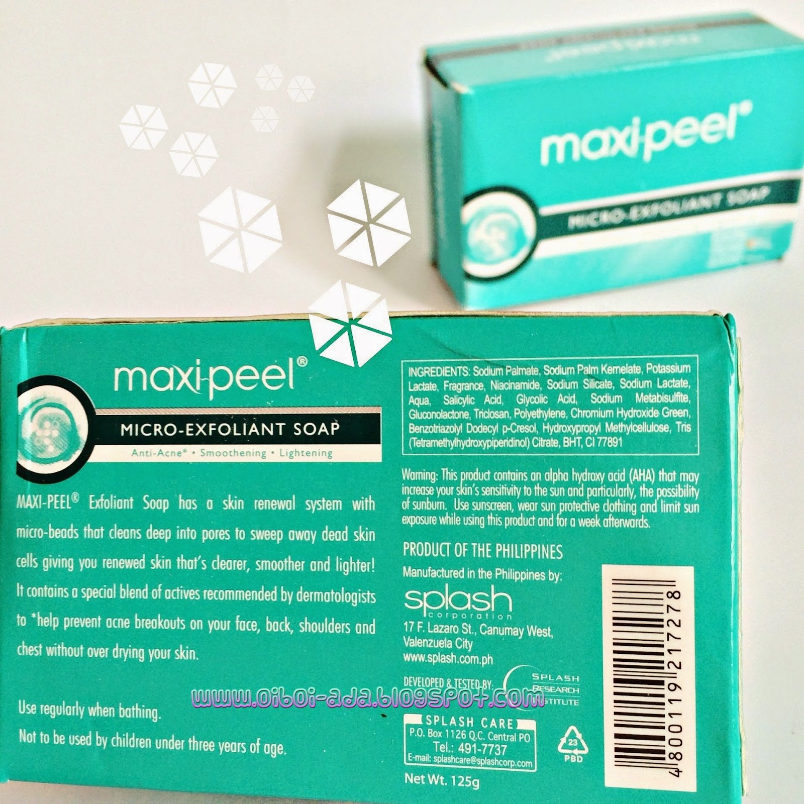 MaxiPeel Micro Exfoliant AntiAcne Whitening Soap Review