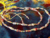 Multicolored Paperbead Necklace