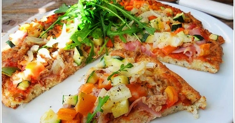 Pizzaboden aus Mozzarella und Mandeln (GF &amp; Low Carb)