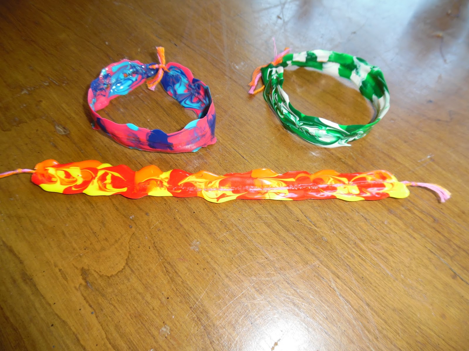 The Bull's Pen Puffy Paint Friendship Bracelets