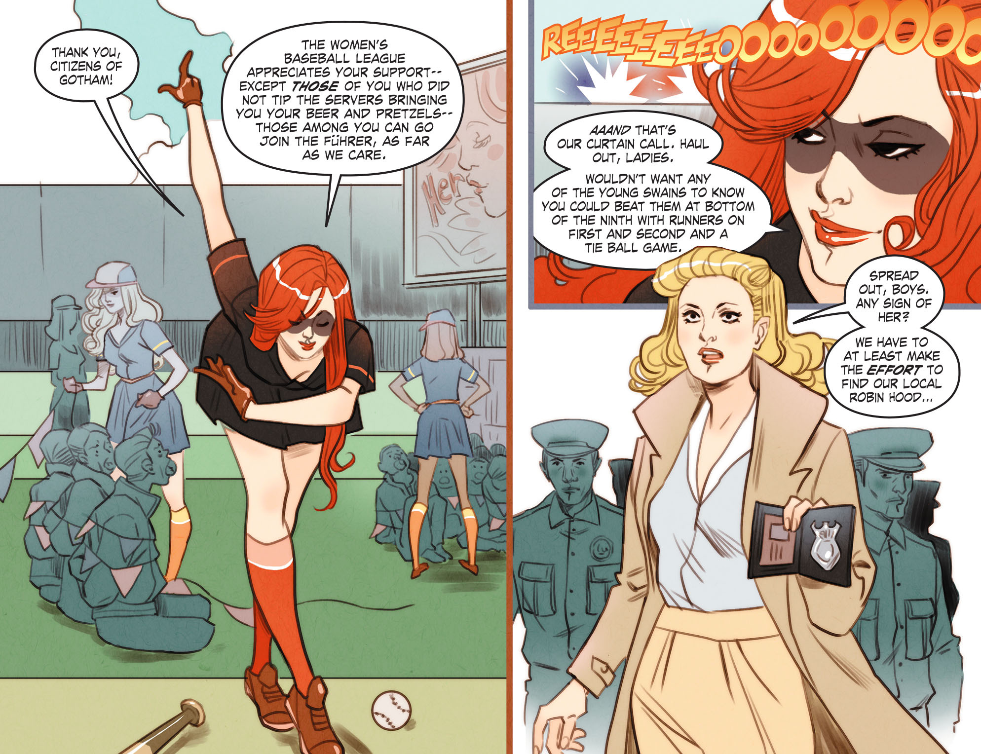 Read online DC Comics: Bombshells comic -  Issue #1 - 14