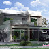 2536 square feet 3 bedroom flat roof home design