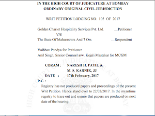 No BMC action against Golden Chariot 2