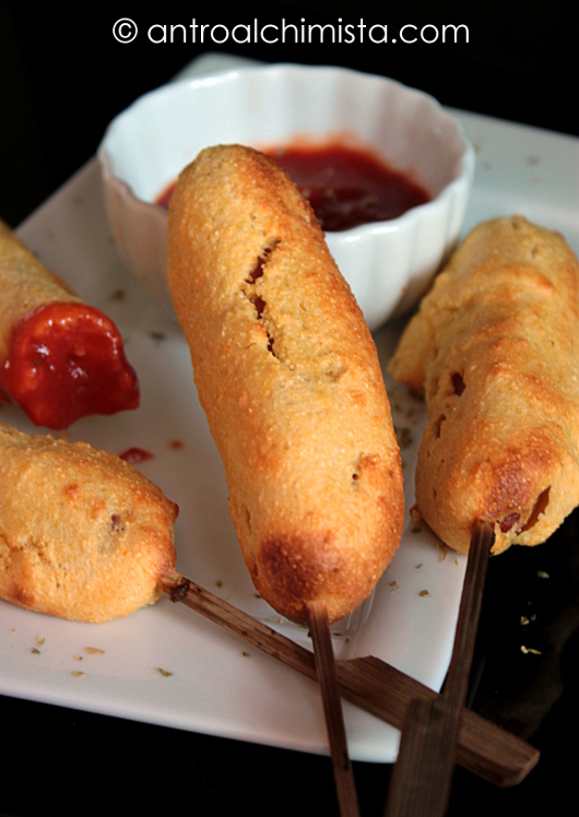 Baked Corn Dogs 
