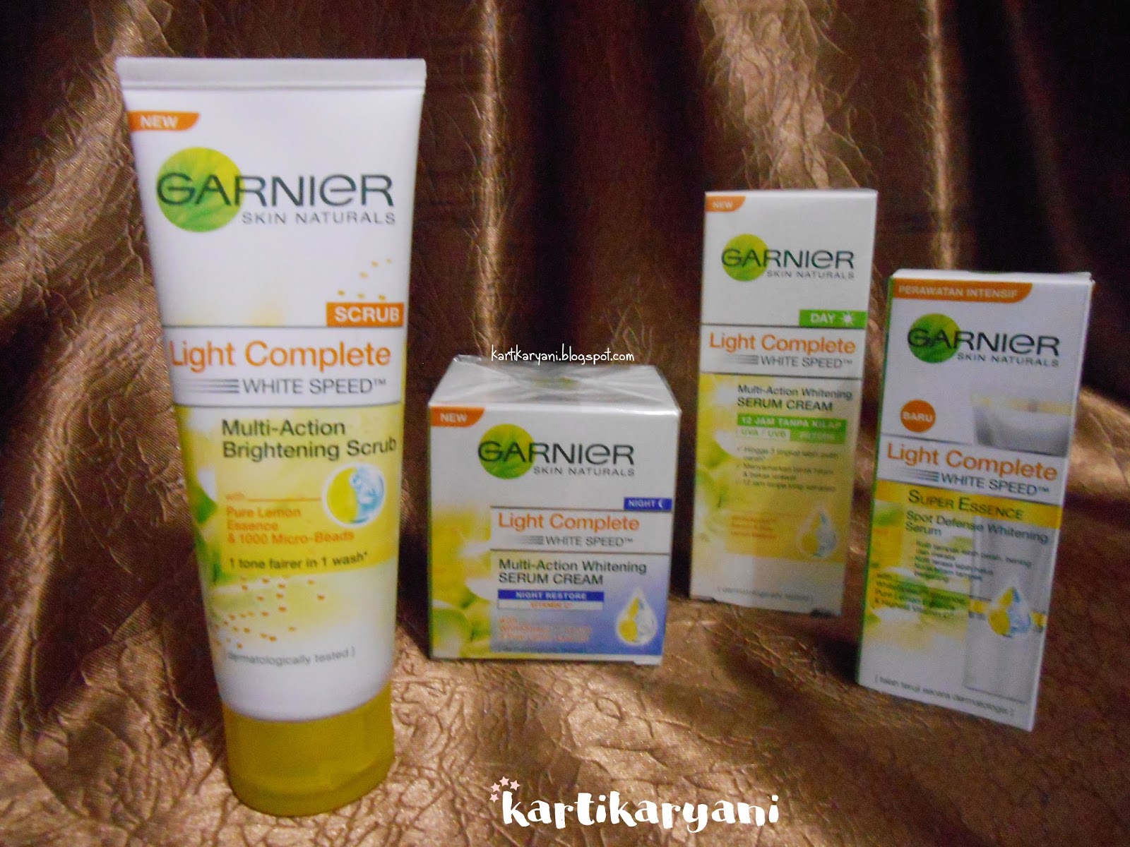 Review Garnier Light Complete White Speed Set The Wonderland