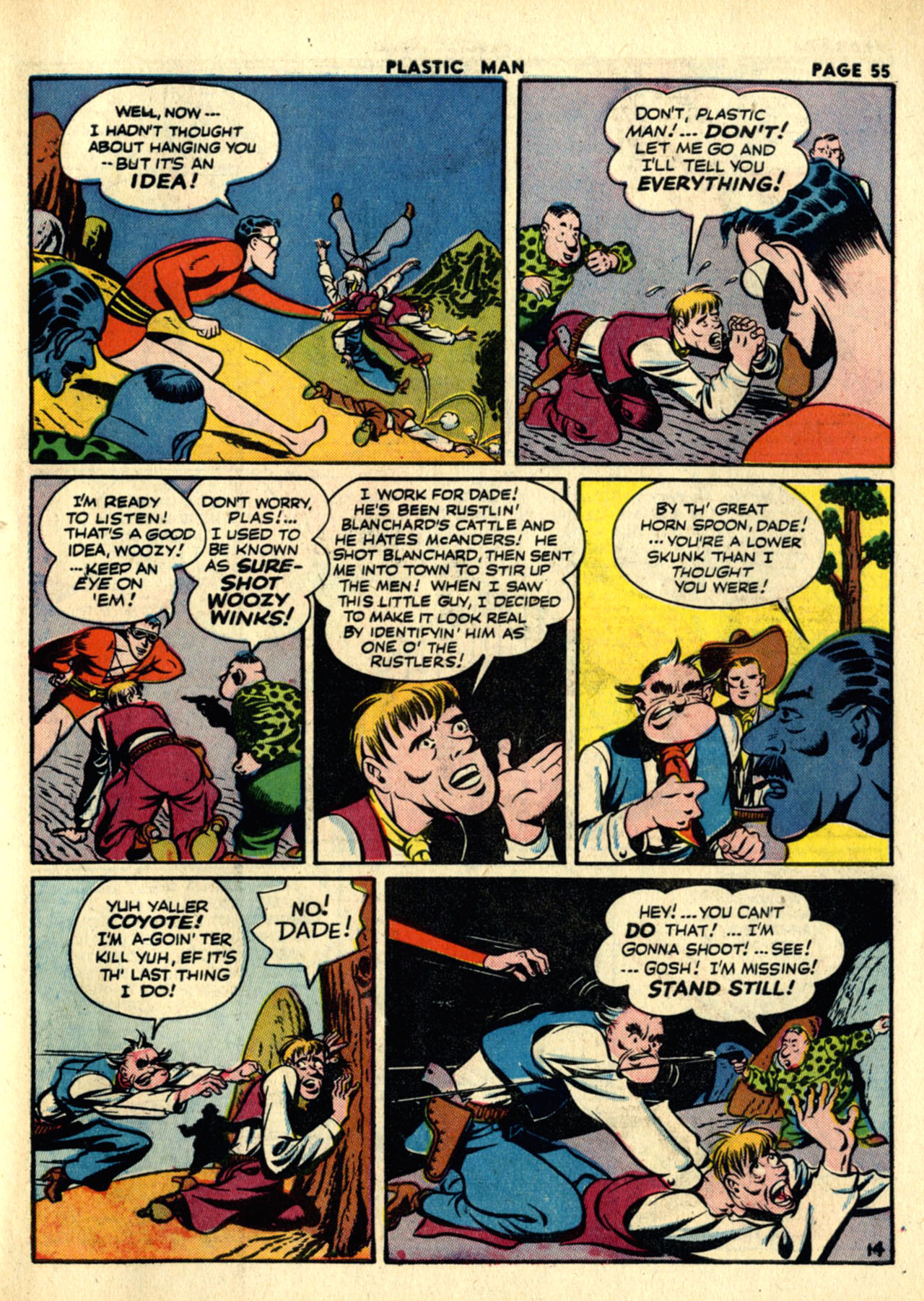 Read online Plastic Man (1943) comic -  Issue #1 - 57